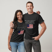 Patrick Henry Quote Flag T-Shirt (Unisex)