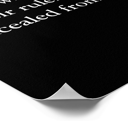 Patrick Henry Quote Poster (Ecke)