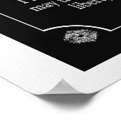 Patrick Henry Speech Zitat - Kunstdruck Poster (Ecke)