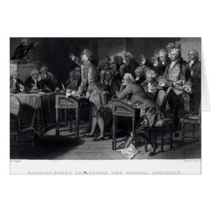 Patrick Henry vor der Virginia-Versammlung
