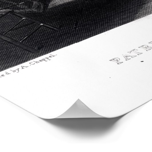 Patrick Henry vor der Virginia-Versammlung Poster (Ecke)