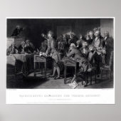 Patrick Henry vor der Virginia-Versammlung Poster (Vorne)