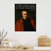 Patrick Henry Zitat Poster (Küche)