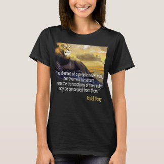 Patrick Henry Zitat T-Shirt