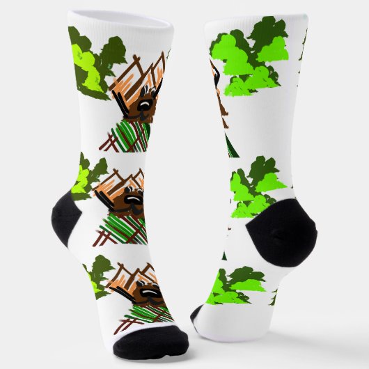 Patrick irish Terrier Socken (Gewinkelt)