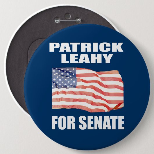 PATRICK LEAHY FÜR SENATE BUTTON (Vorne & Hinten)