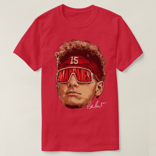 Patrick Mahomes Kansas City Sonnenbrillen Kinder T T-Shirt (Design vorne)