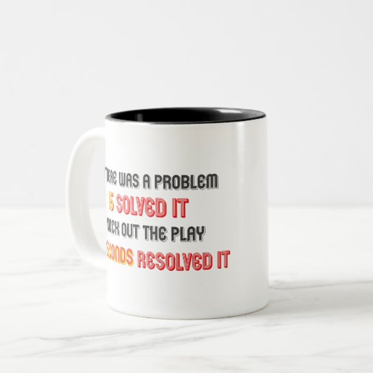 Patrick Mahomes Thirteen Seconds Zweifarbige Tasse (Vorderseite Links)