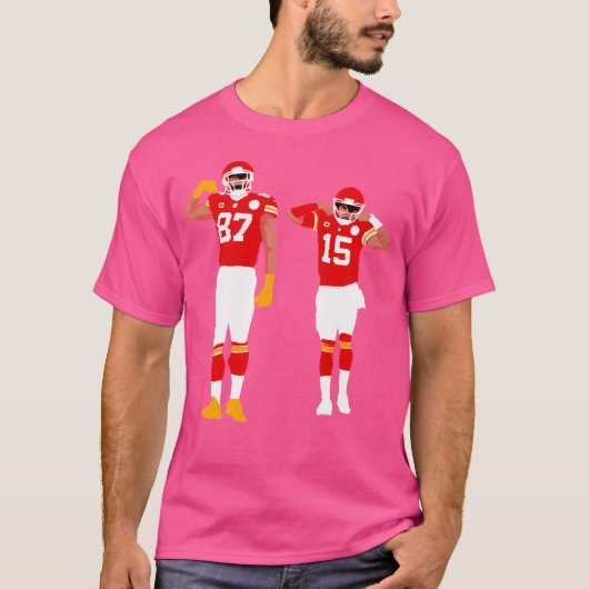 Patrick Mahomes und Travis Kelce T-Shirt (Vorderseite)
