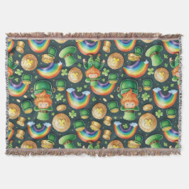 Patrick-Muster - Kobolde und Gold Decke