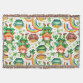 Patrick-Muster - Kobolde und Gold Decke (Vorderseite)