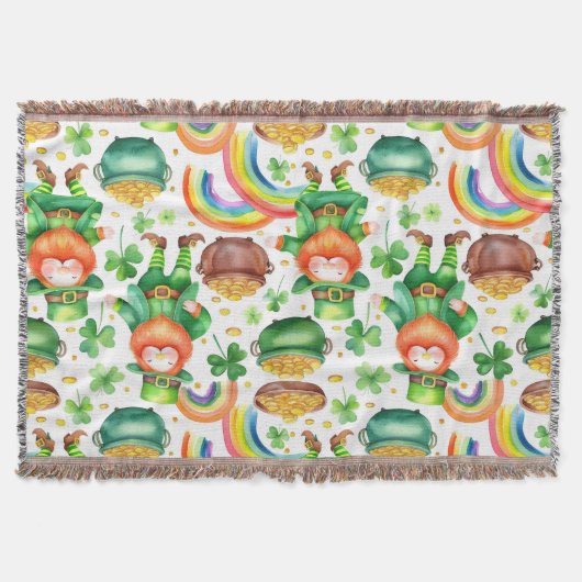 Patrick-Muster - Kobolde und Gold Decke (Vorderseite)