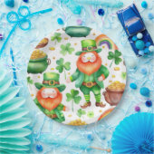 Patrick-Muster - Kobolde und Gold Pappteller (Party)