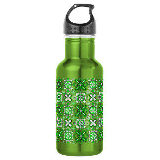 Patrick Muster Reich Grün Trinkflasche
