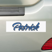 Patrick Name blue Aufkleber Sticker Autoaufkleber (Auf Auto)