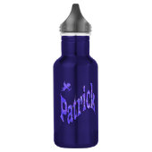 Patrick, Name, Logo Edelstahlflasche (Links)