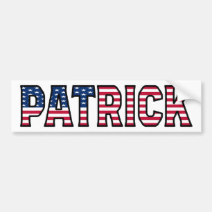 Patrick Name Vorname USA Aufkleber Sticker Auto Autoaufkleber