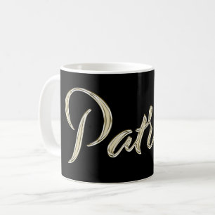 Patrick Name whitegold Tasse Teetasse Kaffeetasse