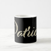 Patrick Name whitegold Tasse Teetasse Kaffeetasse (Mittel)