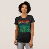 Patrick Ranch, Chico, CA (in rot und grün) T-Shirt (Vorne ganz)