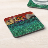 Patrick Ranch, Chico, CA (in rot und grün) Untersetzer (Linke Seite)