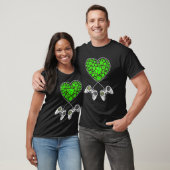 Patrick s Day Kleeblatt Heart T-Shirt (Unisex)