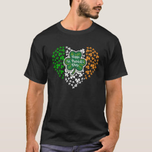 Patrick Tag Glück c Blatt Irish er T-Shirt