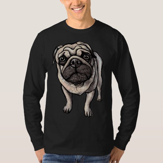 Patrick the Mops Classic T - Shirt 95 (Vorderseite)