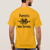 Patricks Auto Service T - Shirt (Rückseite)