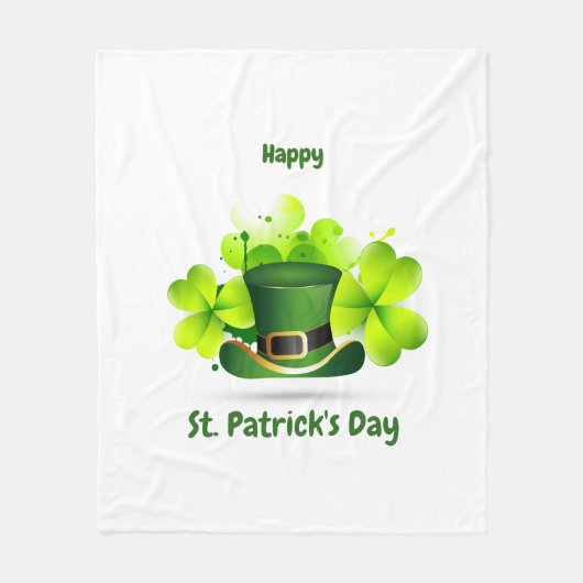 Patrick's Day Classic Fleecedecke (Vorderseite)