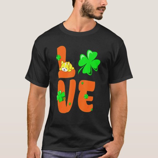 Patricks Day Dog Corgi T-Shirt (Vorderseite)