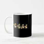 Patricks Day,funny Goose, Shamrock, Beer Gift Tee  Kaffeetasse (Links)