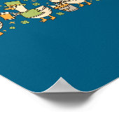 Patricks Day,funny Goose, Shamrock, Beer Gift Tee  Poster (Ecke)