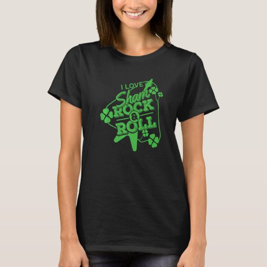 Patrick's Day I Love Sham Rock Premium T-Shirt (Vorderseite)