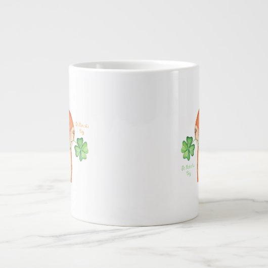 Patricks Day Jumbo-Tasse (Vorderseite)