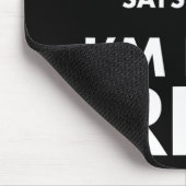 Patricks Day Kiss Me Dna Test sagt Teil Irish Mousepad (Ecke)