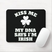 Patricks Day Kiss Me Funny Dna Test Irish Mousepad (Mit Mouse)
