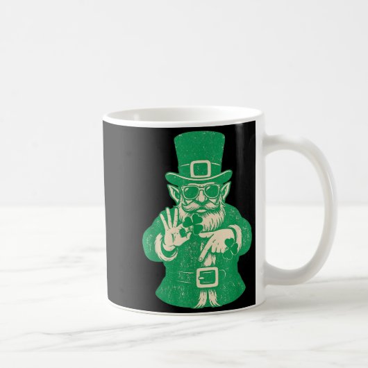 Patricks Day, Leprechauns Funny 6 Meme Gift Men, W Kaffeetasse (Rechts)