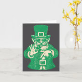 Patricks Day, Leprechauns Funny 6 Meme Gift Men, W Karte (Gelbe Blume)