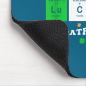 Patrick's Day Lustige Elemente des Glücks Perioden Mousepad (Ecke)