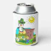Patrick's Day Pinguin Leprechaun Dosenkühler (Kanne Rückseite)
