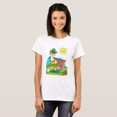 Patrick's Day Pinguin Leprechaun T-Shirt (Vorne ganz)