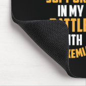 Patricks Day Vierblättriges Kleeblatt Leukemia Awa Mousepad (Ecke)