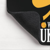 Patricks Day Vierblättriges Kleeblatt Leukemia Awa Mousepad (Ecke)