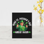 Patricks Day wieder großartig Funny St. Patrick's Karte (Gelbe Blume)