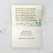 Patrick's Gebet, Christus in mir Karte (Innenseite)