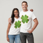 Patricks Tag Grünes Glitter T-Shirt (Unisex)