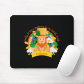 Patricks Vierblättriges Kleeblatt Leprechaun Leuke Mousepad (Mit Mouse)