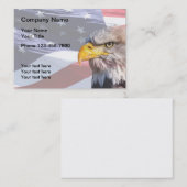 Patrioamerikanisches Großformat Visitenkarte (Vorne/Hinten)