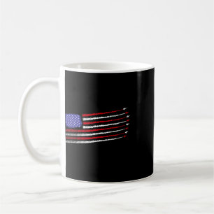 Patriot 4. Juli Kampfjets Flugzeug USA-Flagge Ki Kaffeetasse